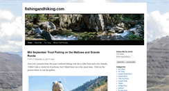 Desktop Screenshot of fishingandhiking.com